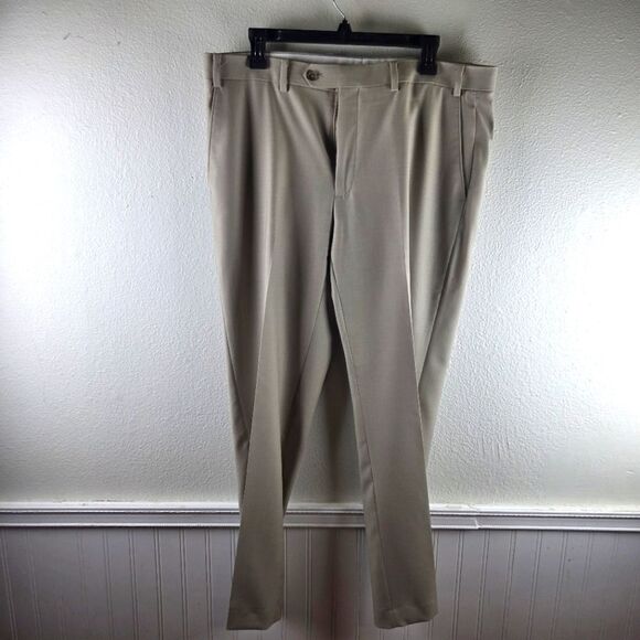 Men's Lauren Ralph Lauren Green Label Biege Wool Classic 2 Piece Suit 42S 36X30 - Picture 7 of 12